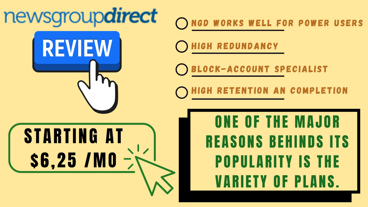 Newsgroupdirect review Both block and Unlimited